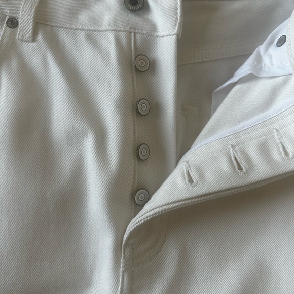 Loewe High waisted jeans in blanco white - Picture 3 of 6